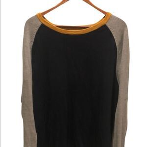 Goodfellow and Co. long sleeved color block sweater men's size large